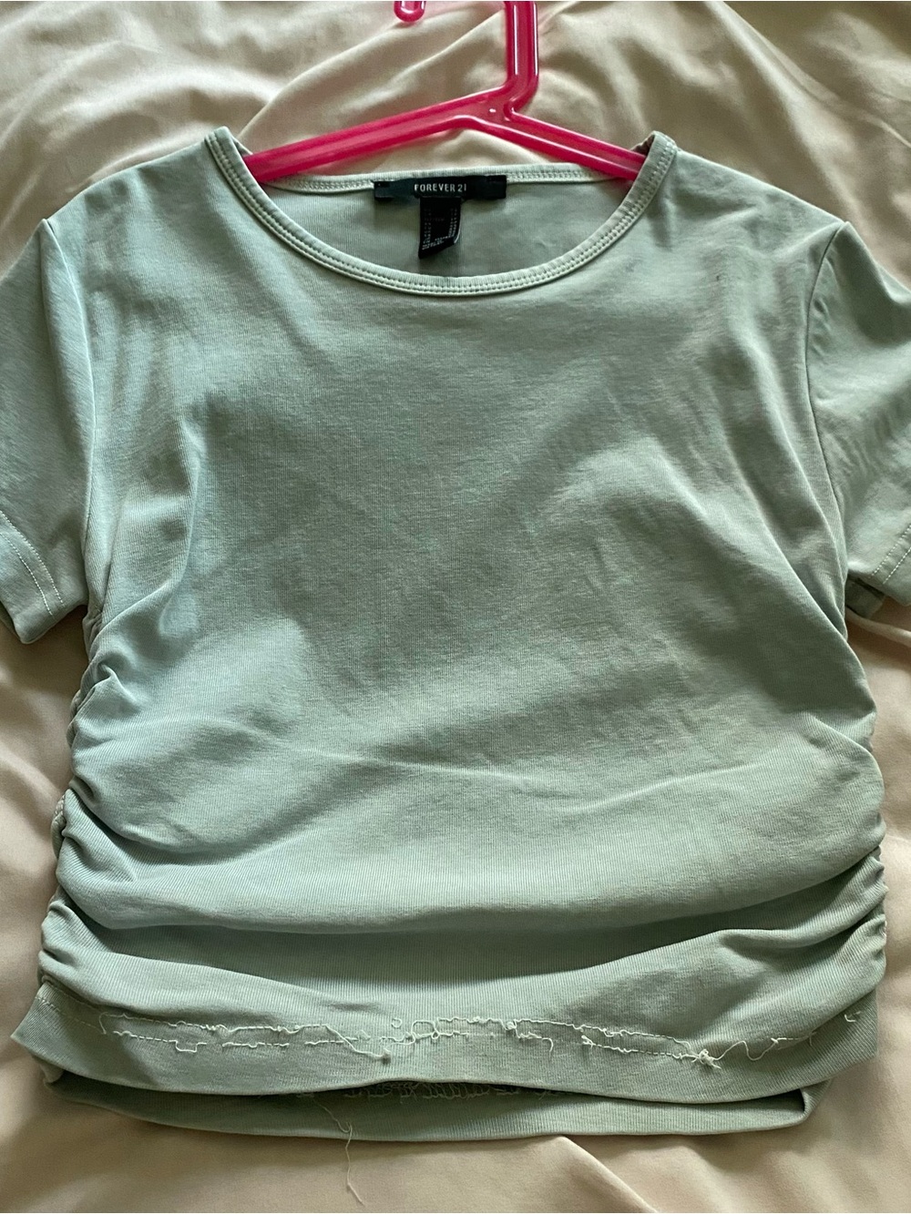 Forever 21 Women's light blue Short Sleeve cant Tee XS